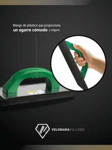 Flota Hule Profesional Negro Liso 9 1/2 Pulgadas Espesor 5/8 Herramienta De Construcción - Gris - Ver 5