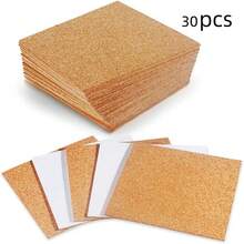 30/50 Circular/Square Cork Mat Suitable For DIY - Multicolor - View 3