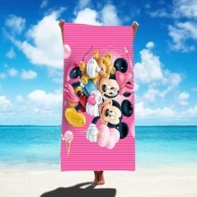 Classic Mickey Beach Towel Swimming Soft Absorbent Towel - Multicolor - View 27