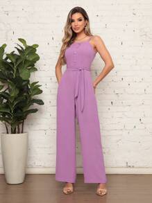 Women Jumpsuits - Màu Lilac Tím - Xem 2