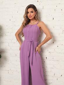 Women Jumpsuits - Màu Lilac Tím - Xem 4