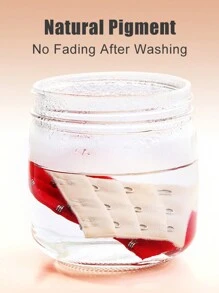 6 件装 2 排 3 纽扣 + 2 排 3 纽扣加大码文胸延长带，3 种颜色内衣后钩扣合连接器配件 - 彩色 - 查看 9