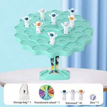 5pcs/Set Of Two Person Battle Balance Tree Balance Astronaut Puzzle Board Game Interactive Toys, Exercise Balance Ability, Enhance Thinking, Facilitate Portability, And More - Multicolor - View 7