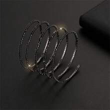 Strass Armreif Schmuck Für Frauen, Mehrschichtiger Armreif Oberarm Schmuck Kristall Silber Prom Brautschmuck Armband Für Party Braut Hochzeit - mehrschichtiges Armband - Übersicht 22
