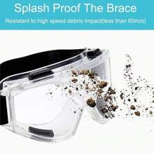 Goggle Anti Splash Dust Proof Work Lab Eyewear Eye Protection Industrial Research Glasses Clear Lens