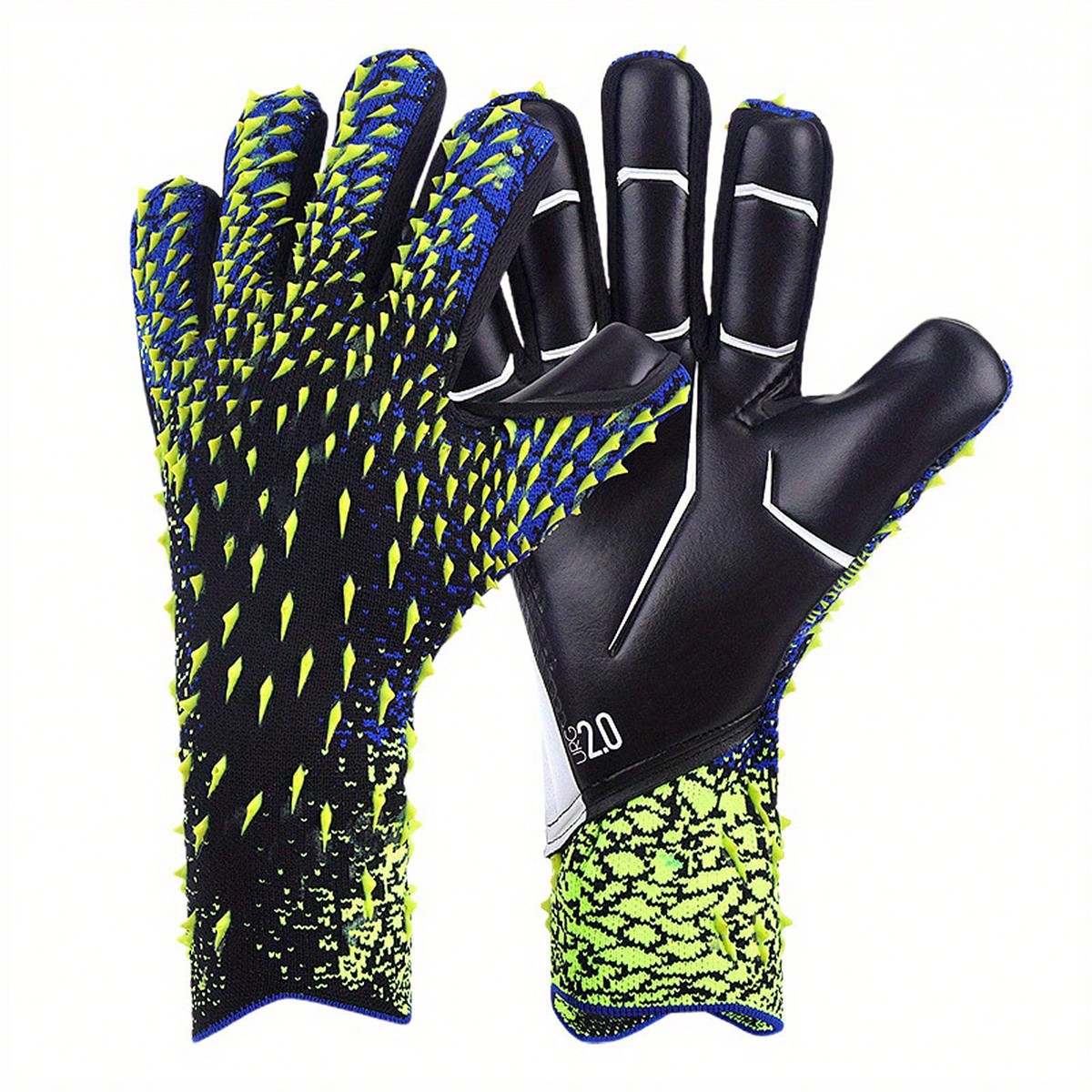 Guantes para portero de fútbol con agarre fuerte, guantes para portero de alto rendimiento, guantes transpirables para portero de fútbol para jóven