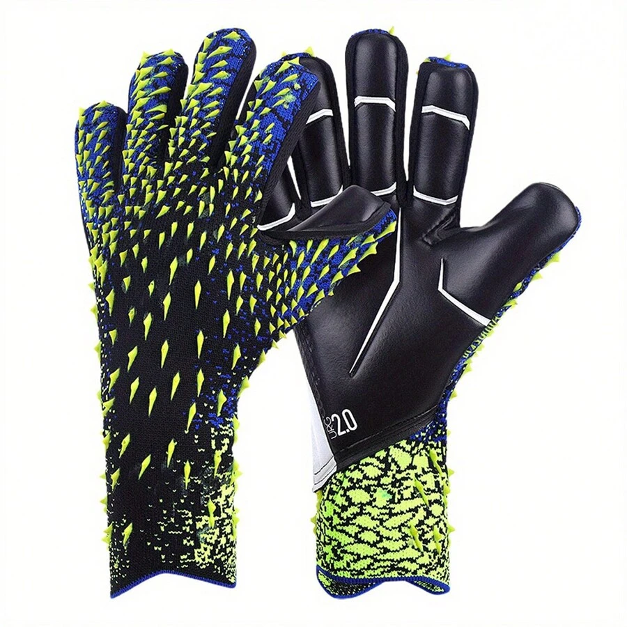 GKHMNEW Soccer Goalie Gloves Strong Grip, High Performance Goalkeeper Gloves, Breathable Soccer Goalkeeper Gloves For Youth And Adults - Green - View 1