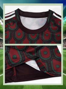 Magliette da club calcistici dei Mondiali, attrezzatura sportiva professionale, stile boyfriend. È possibile personalizzare specialmente con il tuo nome, numero, logo e qualsiasi motivo tu voglia stampare sugli abiti. Sono disponibili abiti da allenamento per competizioni personalizzati, che supportano la personalizzazione della squadra.