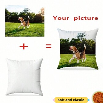 1PC Custom Cushion Cover,DIY Customized Throw Pillow Home Decorative,Wedding Gift ,Birthday Present,Anniversary Gift,Pet ,Print Pillowcase Christmas Gift