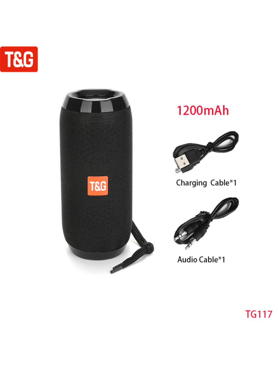 مكبر صوت لاسلكي محمول بلوتوث، مقاوم للماء، بمضخم ب...