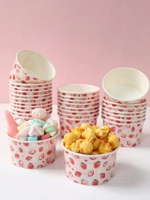 10 chiếc bát giấy dùng một lần hình dâu tây 227g (8oz), thích hợp đựng kem, bỏng ngô, thức ăn, dùng trong nhà bếp, nhà hàng, tiệc dã ngoại, đồ dùng nhà bếp, bao bì thực phẩm, bát dùng một lần, đồ dùng tiệc sinh nhật, chống rò rỉ, thích hợp cho bữa trưa, tiệc nướng BBQ, tiệc lễ hội, mang đi và sử dụng hàng ngày, đồ dùng ăn uống dùng một lần, thích hợp cho mùa tựu trường, Ngày Valentine. - quả dâu - Xem 2