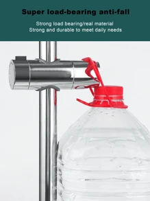 No Drill Shower Head Holder Base, Adjustable Lifting Rod, Shower Sprayer Set Accessories - Multicolor - View 8