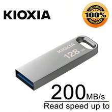 KIOXIA-TransMemory USB閃存驅動器，筆式記憶棒，先前為U366型號，16GB，32GB，64GB，128GB，USB 3.2 Gen 1
