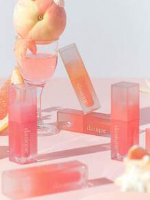 Dasique Juicy Dewy Tint #13 珊瑚苏打唇釉，持久亮泽唇彩，不粘腻，纯素，无动物实验，韩国彩妆礼品 - #13 Coral Fizz - 查看 10