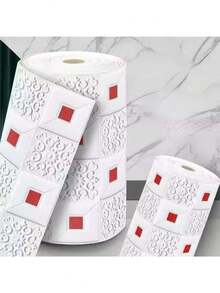 70Cm * 1/2/5/10M Miếng Dán Tường Âm Thanh Nổi 3D Tự Dính Dán Trần Trang Trí Phòng Khách Phòng Ngủ TV Nền Giấy Dán Tường Chống Thấm Nước - Nhiều màu - Xem 33