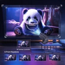 Magcubic 4K Android 11投影機 原生1080P 390ANSI HY320 雙Wifi6 BT5.0 1920*1080P電影院便攜式投影機 升級版 HY300 - 美規A型插(110-127V) - 查看 5