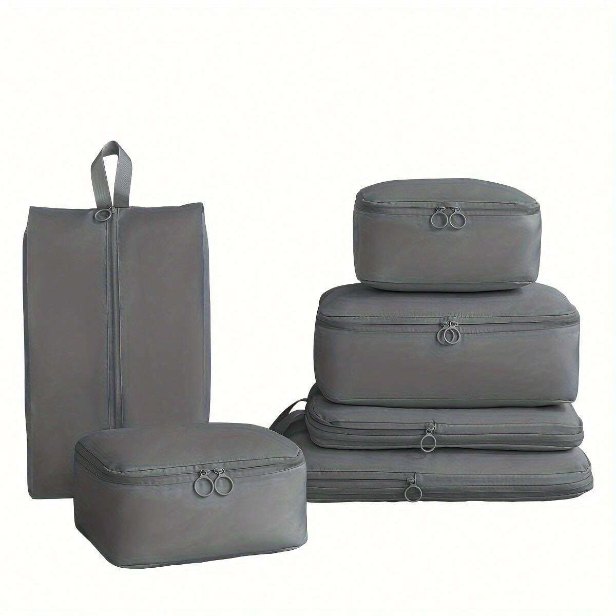 6Piece Travel Packing Cube Set Luggage Organizers For Efficient Packing