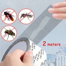 1 Roll Window Screen Repair Tape, Self-Adhesive Mesh Tape, Insect Screen, Strong Self-Adhesive Window Screen Repair Patch For Rips And Holes, Window Screen Repair Sticker, Tear-Resistant Insect Screen Patch - Multicolor - View 1