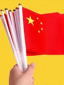 3pcs Multi-Country Hand Waving Flag, Hand Waving Flag, 14*21 Cm (5.51*8.27 In) Polyester Small Hand Waving Flag With Plastic Flagpole Trim - Multicolor - View 10