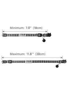 Coleira personalizada para gatos com placa de identificação em aço inoxidável, coleira ajustável de nylon com estampa de pata refletiva multicolorida, sino e pingente de identificação personalizado. Ornamental, gravada, em aço inoxidável, para gatos fofos, etiquetas personalizadas para gatos, coleira personalizada para gatos, coleiras personalizadas para cães, presentes ideais para ela, família, amigos, amantes de animais de estimação, para aniversários, para inauguração de casa. Ornamental, gravada, moderna, fofa, personalizada, para animais de estimação, para aniversários, coleiras, guias e peitorais personalizados para animais de estimação, local, vibrações de férias, inspiração para vida ao ar livre, design divertido para animais de estimação. - Multicolorido - Ver 2