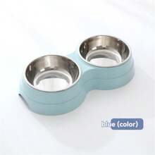 Dual-Purpose Stainless Steel Pet Bowl 100ml Dog Water Feeder Food Bowl, Plastic Pet Bowl For Cats And Dogs - Multicolor - View 15
