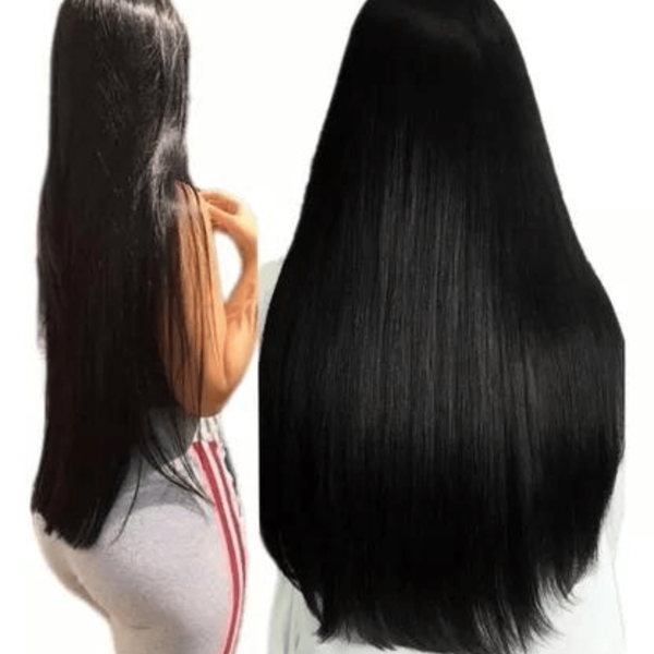 2 Cabelos 80 Cm Aplique Liso Longo Tic Tac