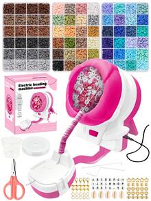 1pc Electric Beading Machine Kit - USB Powered Automatic Beading Threading Device For DIY Jewelry Making, Creative Hand-Woven Bracelet, Quick Rotating Beads For Polymer Clay And Seed Beads - Bead Stringer - View 12