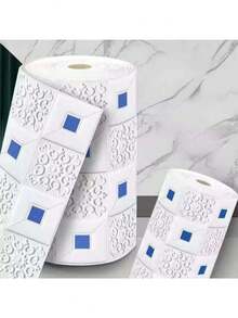 70Cm * 1/2/5/10M Miếng Dán Tường Âm Thanh Nổi 3D Tự Dính Dán Trần Trang Trí Phòng Khách Phòng Ngủ TV Nền Giấy Dán Tường Chống Thấm Nước - Nhiều màu - Xem 24