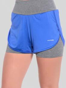 Women Sports Shorts - Xanh đậm - Xem 1
