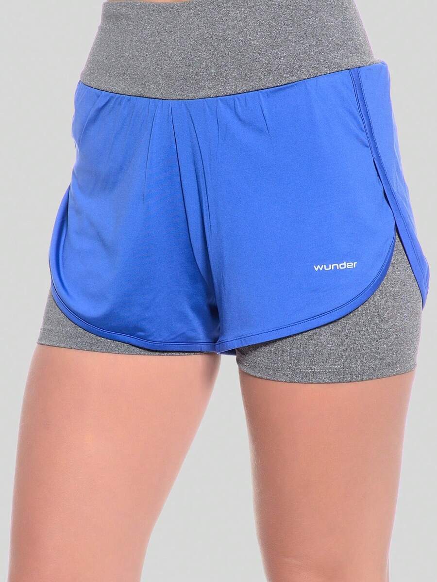Women Sports Shorts - Xanh đậm - Xem 1