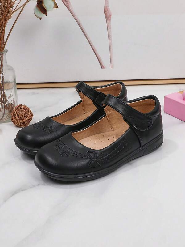 Girls' College Style Dance Performance Shoes, Fashionable & Versatile Formal Dress Flat Shoes For Students