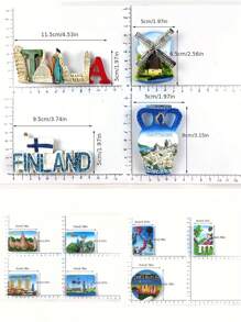 1pc Kawaii Souvenirs Fridge Magnets - Office And Kitchen Decor Whiteboard Stickers - Cute Kitchen Utensils Magnets - Perfect For Christmas And New Year Gifts - Home Decor Must-Have, Living Room Decor Birthday School Decor School Surprise Dormitory Decor Back To School School Supplies