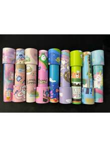 4件/12件装万花筒，魔术图案，生日派对礼物，益智玩具，派对礼品，节日礼品，生日礼物，适合嘉年华奖品，圣诞礼物，万圣节（图案随机），生日礼物，2026新年礼物 - 彩色 - 查看 6