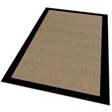 Well Home Tappeto stampato in poliestere 80 x 150 cm modello DarkBrownRim multicolore - Multicolore - Visualizzare 1