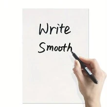 6pcs/12pcs Dry Erase Whiteboard Stickers, Embossed Removable Adhesive+PET Erasing Film White Board,Bulletin Borad Students School Class Home Office, Back To School Supplies, School Stuff, First Day Of School