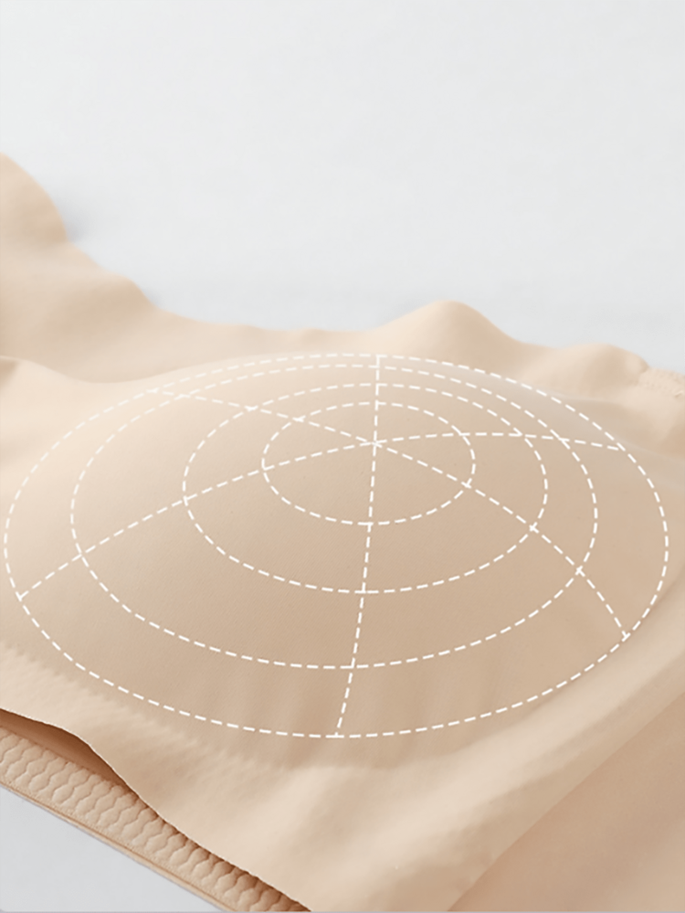 3pcs Women Strapless Bra Set, Push Up & Anti-Slip & Seamless Wrapped Chest & Invisible Back Bra, Lingerie - Multicolor - View 7