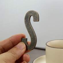 DIY Metalowa naklejka na ścianę w stylu vintage, naklejka na drzwi, naklejka na skrzynkę pocztową z solidnymi angielskimi literami na lodówkę, znaki, logo firmy (z podkładem samoprzylepnym), prezent na powrót do szkoły