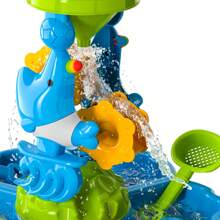 Lucky Doug Kids Sand Water Table 3-Tier Sand And Water Play Table Toys For Kids, Kids Beach Toys Play Table Outdoor Toys