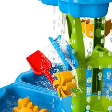 Lucky Doug Kids Sand Water Table 3-Tier Sand And Water Play Table Toys For Kids, Kids Beach Toys Play Table Outdoor Toys