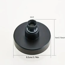 1pc High Pressure Shower Head, Bathroom Powerful Showerhead With Strong Spray, Small Silicone Nozzles, Universal Fit Works With High And Low Water Flow Showers, Bathroom Accessories