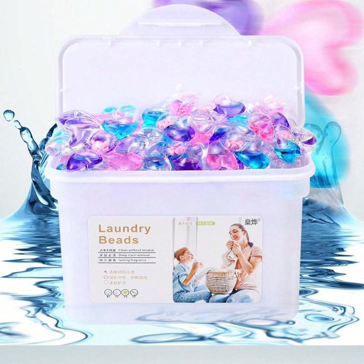 30pcs Laundry Detergent Beads, LongLasting Fragrance And Strong Stain