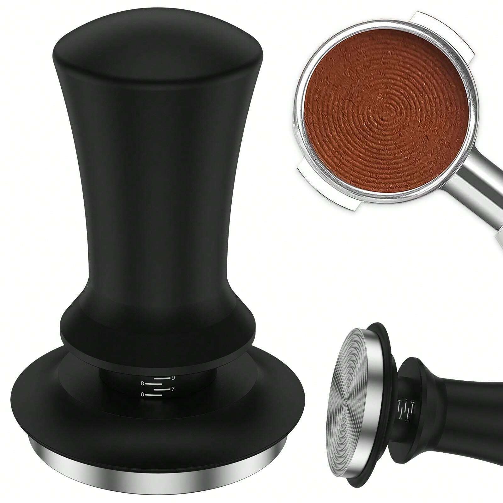 Tamper à Café 51 Mm En Inox – Presse Café Expresso Style Barista, Base Plate Pour Une Extraction Parfaite | Pour Porte-filtre 51 Mm