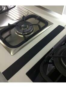 1/2pcs Premium Soft Silicone High-Temperature Resistant Gap Strip - Waterproof, Oil And Dirt Repellent, Easy Clean, Countertop Perfect, Soft Sealing Solution For Kitchen Gaps