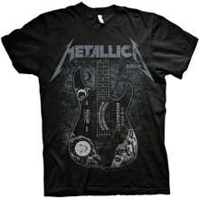 Metallica | Official Band T-Shirt | Hammett Ouija Guitar | SHIPPED IN 24 HOURS - Black - View 2