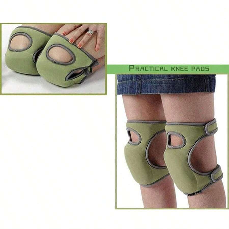 1對高品質防水戶外園藝護膝墊-防刮擦，舒適的跪姿修剪，適用於園藝愛好者，耐用且防水 - 彩色 - 查看 1