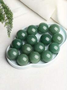 QYDCX 1 szt. Naturalna kryształowa kula, polerowana, kula wróżbiarska, dekoracja do doniczki do wnętrz, kamień równoważący energię i uzdrawiający (25 mm) - 1 szt - Zobacz 5