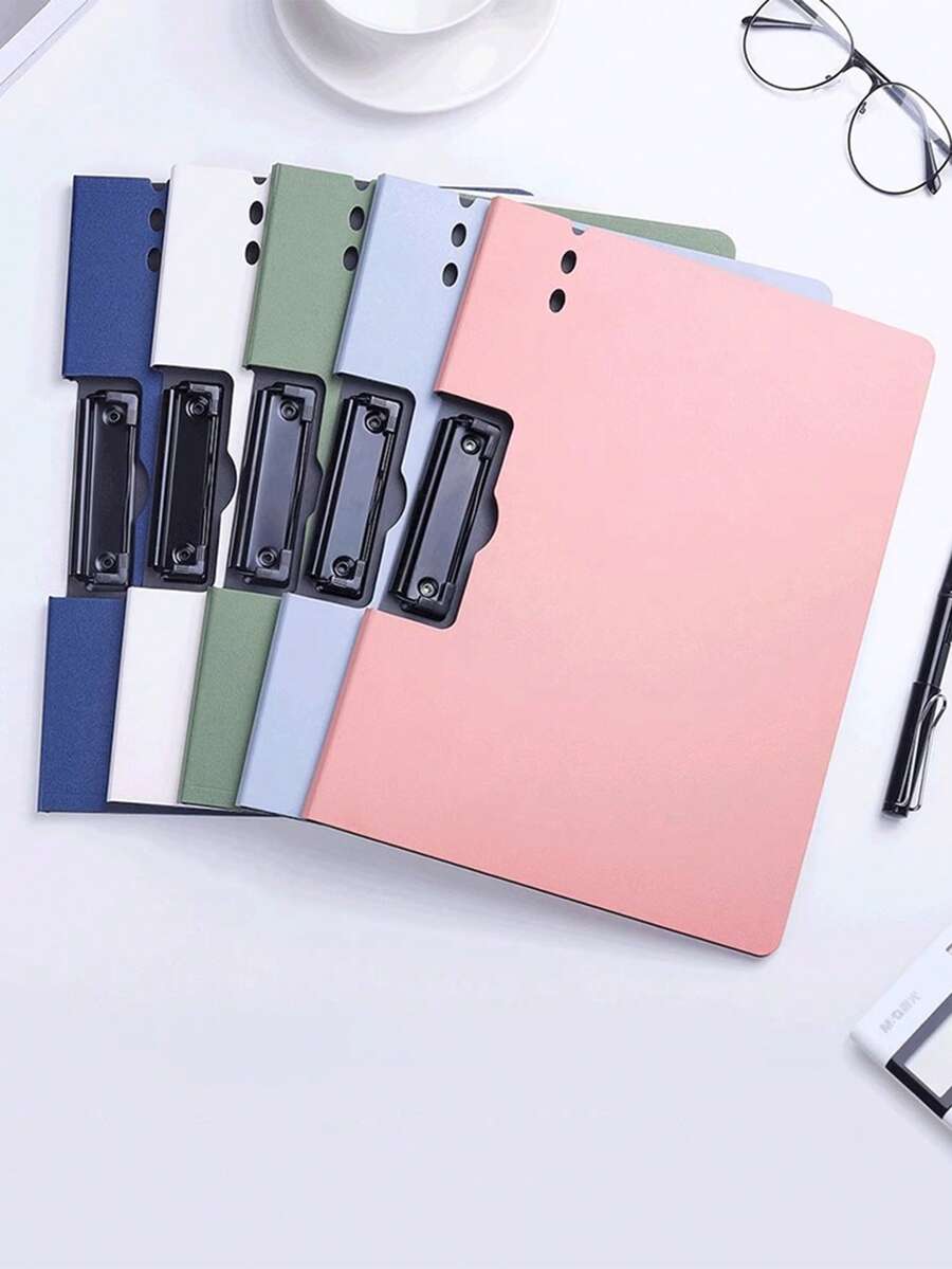 A Horizontal Folder Secretary Clamp A4 Material Book Student Test Paper Storage Book Clamp Pad, Suitable For Office And Study - one-size - View 1