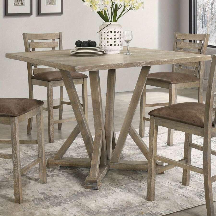 Modern Farmhouse Kitchen Table For Dining Room Living Room, 24 Person