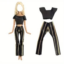 Ropa de muñeca artesanal de moda - Hecha a medida para muñecas de 30 cm con un ajuste elegante perfecto - Muñeca no incluida - Multicolor - Ver 16