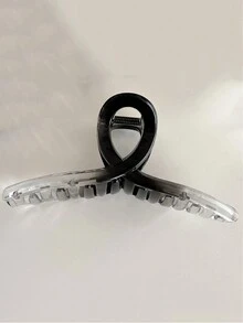 4pcs/Set Oversize Square Ombre Hair Claw Clips For Thick Hair, Minimalist Solid Color Hair Clips For Daily Casual Wear - Multicolor - View 6